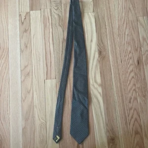 Donald Trump Silk Tie Mens Black Printed Signature Collection Preppy Old Money - Picture 1 of 11