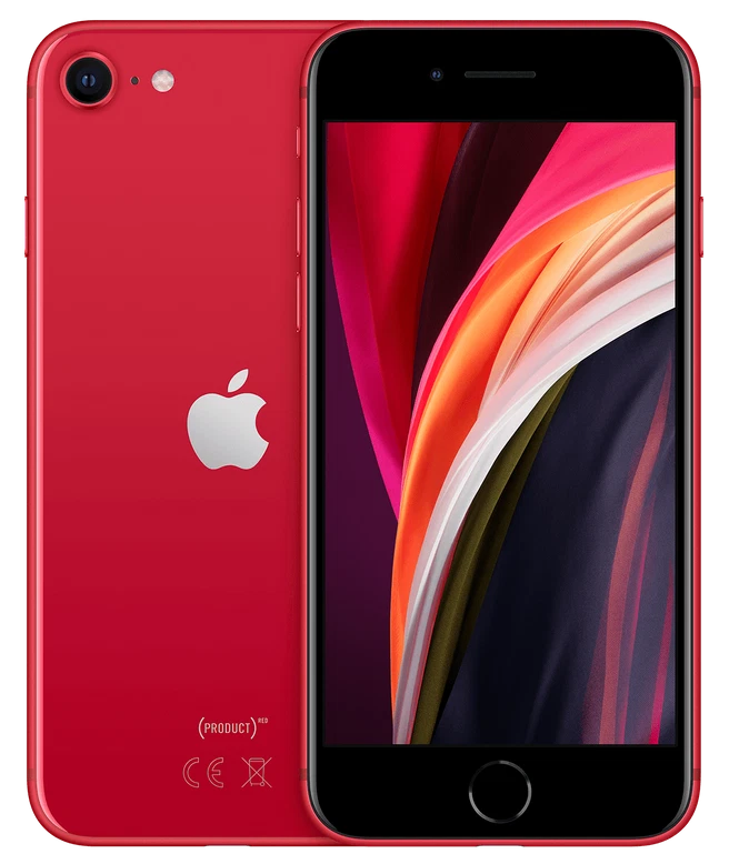 APPLE IPHONE SE (2020) Red Rosso 64GB Condizione Buono -Ricondizionato - Immagine 1 di 1