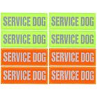  8 Pcs Large Dog Accessories Pet Harness Service Sticker Animal