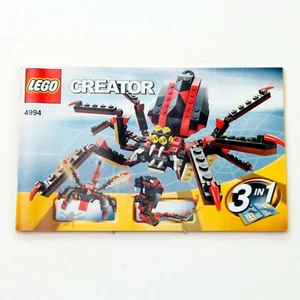 LEGO CREATOR Instruction Manual 4994 FIERCE CREATURES 3in1 INSTRUCTIONS ONLY  - Picture 1 of 3