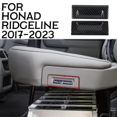 ​Cubierta de ajuste de asiento trasero estilo fibra de carbono para Honda Ridgeline 2017+ Foto 1 de 4