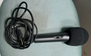 IK Multimedia iRig Mic handheld microphone 3.5mm wired for phone tablet black - Picture 1 of 11