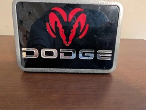 DODGE RAM Hitch Cover Plug Cap 2" Trailer Tow Receiver - Picture 1 of 6