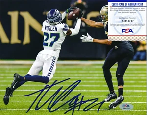 Tariq Woolen Signed Autographed Seattle Seahawks 8x10 Photo PSA/DNA Certified - Picture 1 of 1