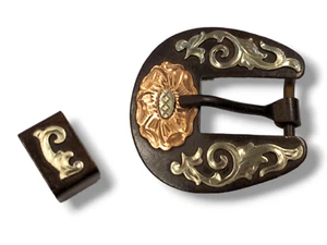Wildfire Saddlery Denver Heel Buckle Brown with Keeper - Picture 1 of 1