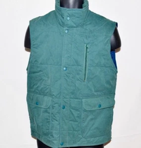 L.L. BEAN Men Outdoors Insulated Sleeveless Vest Jacket Green Size Small - Picture 1 of 9
