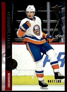 2020-21 Upper Deck UD Exclusives Scott Mayfield /100 New York Islanders #590