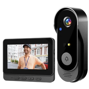 Camera Timbre De Puerta HD Wifi Inalambrico Con Camara Audio Y Video Para Casa - Picture 1 of 38