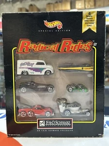 Hot Wheels Radical Rides 1998 Primera Edición Coches Nuevos Herramientas Juego de 6 Coches - Imagen 1 de 2