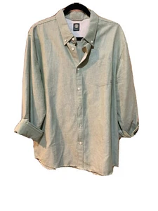 ELEMENT Mens Large L Light Green Long sleeve Button-up shirt - Picture 1 of 6