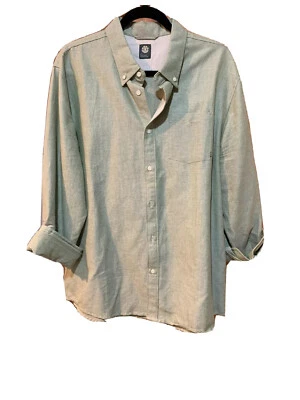 ELEMENT Mens Large L Light Green Long sleeve Button-up shirt - Image 1 of 4