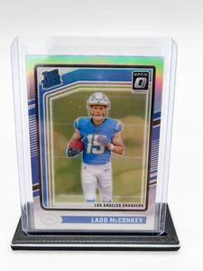 2024 Donruss Optic Football Holo Prizm Rated Rookie #266 Ladd McConkey (RC) - Bild 1 von 2