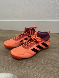 Size Men 10 Women 11 Adidas The Gravel Orange/Black/Lilac Cycling Shoes GX1665  - Picture 1 of 4