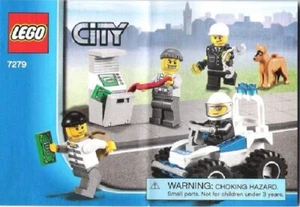 LEGO Nueva Instrucción 7279 CITY Policía Minifigura Colección Manual Solo - Imagen 1 de 2