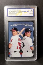 1994 Mother's Cookies 93' ROY Mike Piazza Tim Salmon #4 Gem Mint 10 WCG