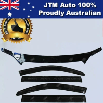 Bonnet Protector Guard + Weather Shields Visors to suit Toyota Kluger 2007-2010 - image 1 of 4
