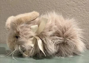 Unipak Realistic Long Haired Tan Bunny Plush Lop Eared Hairy Brown Easter Rabbit - Picture 1 of 12