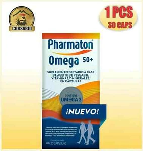 PHARMATON OMEGA 50+ DIETARY 30 CAPSULES-pharmaton omega 3 cpasulas oil fish - Picture 1 of 8