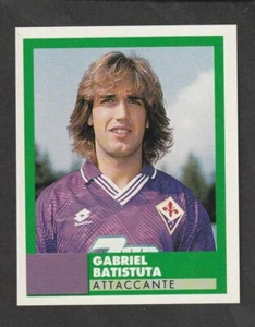 TOP PLAYER FIGURINA CALCIATORI VALLARDI 1992-93 N.82 FIORENTINA BATISTUTA NUOVA - Picture 1 of 2