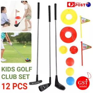 Kids Golf Club Set Mini Golf Practice Children Play Game Educational Outdoor Toy - Picture 1 of 8