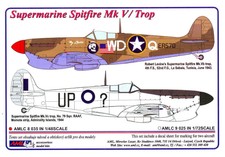AML Models Decals 1/48 SUPERMARINE SPITFIRE Mk.V TROP