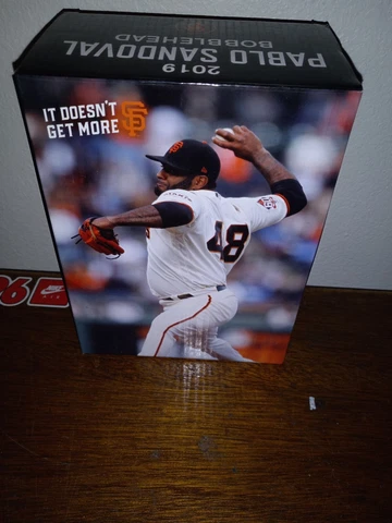 Pablo Sandoval Bobblehead 2019 San Francisco SF Giants Let Pablo Pitch! Cover
