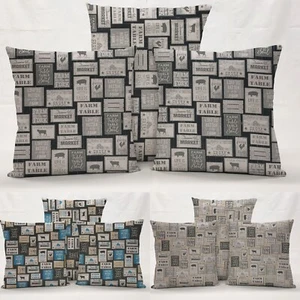 Farm To Table Pillowcase / Pillow Cover (Many Sizes) (3 Colors Available) - Picture 1 of 11