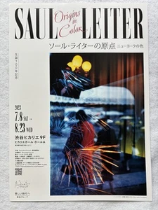 SAUL LEITER Origins in Color New York 2023 Fotografie Mini Poster Japan NEU 002 - Bild 1 von 2
