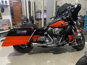 2000-2016 Harley Davidson Electra Glide Ultra Exhaust System Pipes 2 into 1 fit - Bild 1 von 6