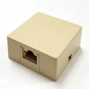 Philmore TEC88 8 Conductor RJ45, Single Female, Ivory Modular Telephone Jack - Picture 1 of 1