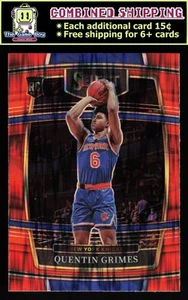 2021-22 Panini Select Orange Flash Prizms #24 Quentin Grimes - Knicks RC - Bild 1 von 2