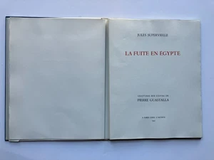 SUPERVIELLE " La fuite en Egypte " E.O.NUM avec GRAVURES + ENVOI de P. GUASTALLA - Picture 1 of 5