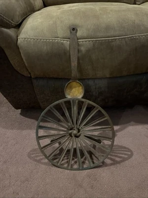 Asador giratorio Hearth de principios de 1800 con colector de grasa Foto 1 de 4