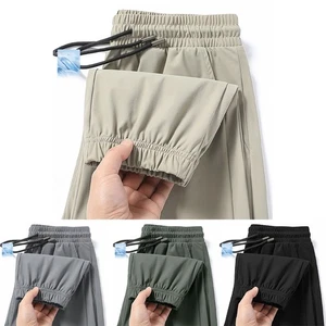 High Stretch Casual Trousers for Men Gym Running and Sports Activities - Picture 1 of 29