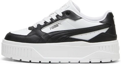 Women's Puma Karmen II Idol Puma White-Puma Black-Silver (397461 03) - Image 1 of 4