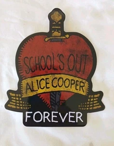 Alie Cooper Schools Out Sticker/Decal New Licensed New 4.1/2" x 5" - Picture 1 of 3