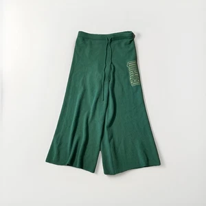 Wicked Smaragdgrüne Fleece-Jogginghose weites Bein Kordelzug XL - Bild 1 von 9