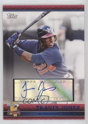 2010 Topps Pro Debut Prospect Auto Blue /199 Travis Jones #PDA-TJ Auto - Image 1 of 2