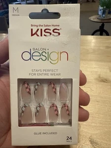 Kiss Salon Design/Color Glue on Nails Medium 91771 Se10 - Bild 1 von 5