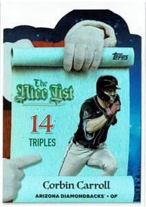 Béisbol navideño Topps 2025 - Haciendo la bonita lista Corbin Carroll #MNL-9 - Imagen 1 de 2