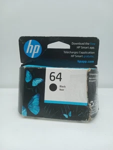HP 64 Tinta Negra Original Caja Abierta 1 Caja Exp 8/26 - Imagen 1 de 3