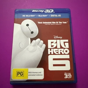 Big Hero 6 3D - Movie Collection Blu Ray Region B - Picture 1 of 4