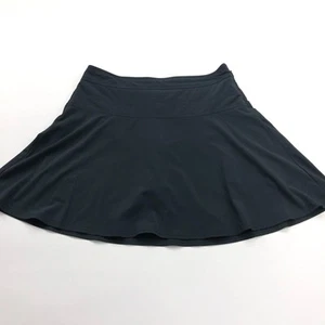 Athleta Everyday Skort 8 (Adatto 32W) Gonna Golf Zip Skort 4" Pantaloncini Nero 983365 - Foto 1 di 10