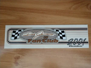 NEW 2001 Dale Jarrett UPS #88 Official Fan Club Member 10.5" Bumper Sticker - Picture 1 of 3
