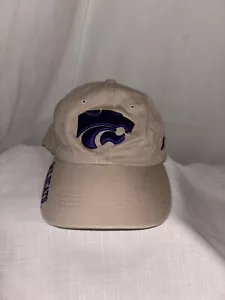 Kansas St. Wildcats Baseball Hat NEW NWOT Tan Football Basketball - Picture 1 of 4