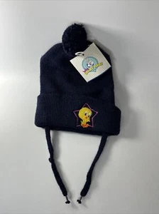 BABY Tweety 1998 Looney Tunes youth kids hat￼ Tiny Toons Winter Snow Kids W Tag - Picture 1 of 5