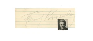 FRITZ KREISLER signierter Schnitt GEIGER - Bild 1 von 2