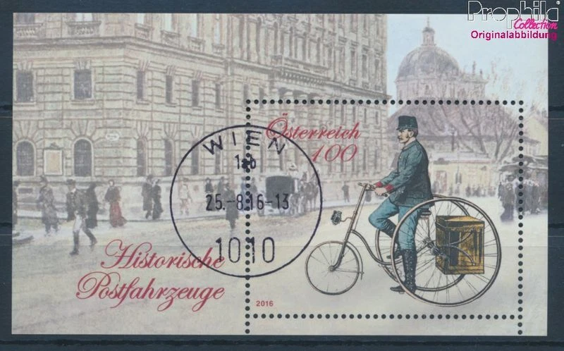 奥地利 block90(完整版)使用/取消 2016 Postfahrra (10099230) — 第 1/1 张图片