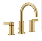 Moen Cia T6222BG Brass Widespread Bathroom Sink Faucet Duraloc Brushed Gold $475