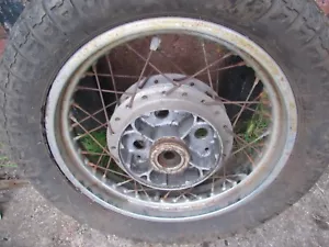 1970s honda cb750 sohc rear wheel rim 17" #2 - Picture 1 of 2